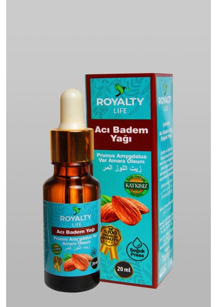 Roya lty Life Acı Badem Yağı 20 ml