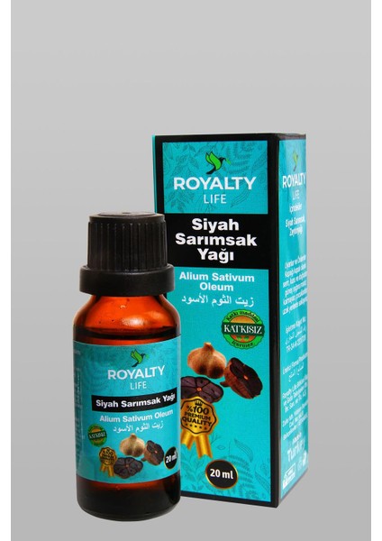 Roya lty Life Siyah Sarımsak Yağı 20 ml