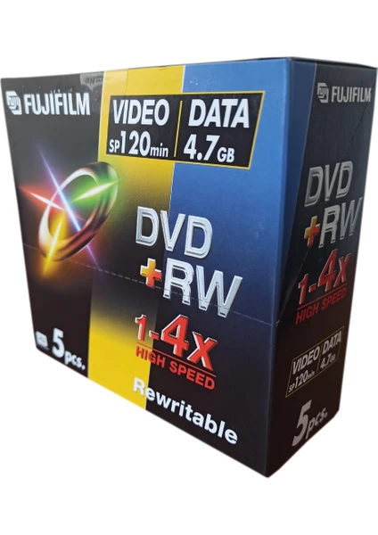 DVD +Rw 4.7gb  120MIN 5 Adet