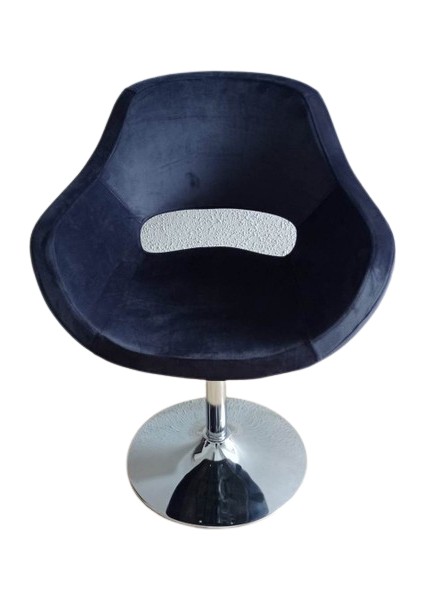 Bekleme Koltuğu Krom Tepsi Ayaklı Döküm Süngerli Kumaş Antrasit