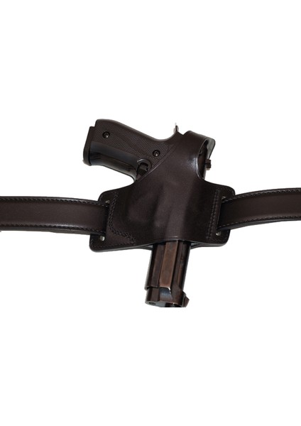 Cz, 16'lı Çek, Sarsılmaz Kılıç 2000 Mega, Kılıç 2000 Light, Tisaş Kanuni, P8L, K11 Deri Tabanca Kılıfı - Solak - K-L-504-S