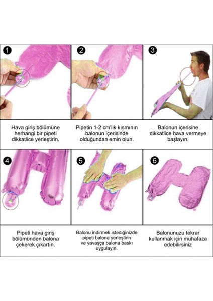 Folyo Balon 34 Inç 80 cm 2 Rakam Pembe fiyatları