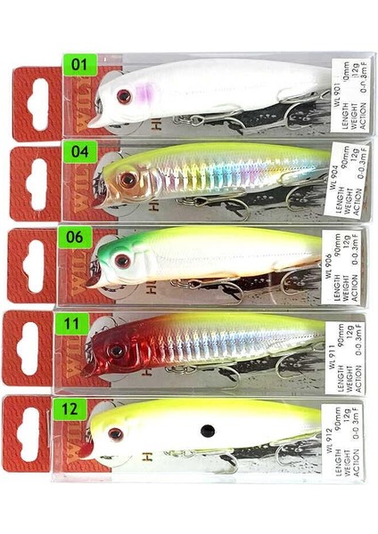 Hunter 9 cm Maket Balık 12 gr (0-0.3m)