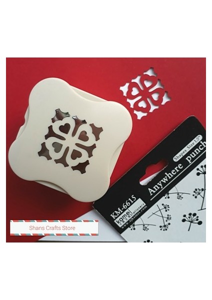 Mıknatıslı Kalp Şekilli Delgeç Manyetik Şekilgeç 3,5 cm