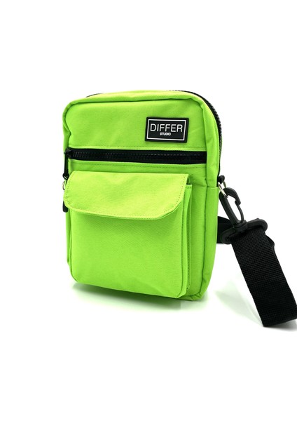 Studio Neon Yeşil Omuz/çapraz Askılı Unisex Su Geçirmez Çanta