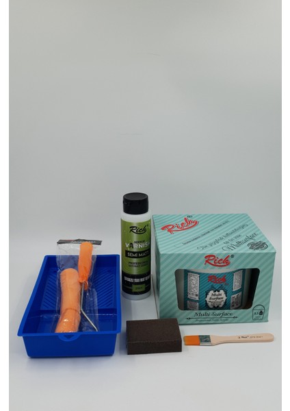 Mobilya Boyama Seti Rich Multisurface 2500CC Beyaz - Yarımat