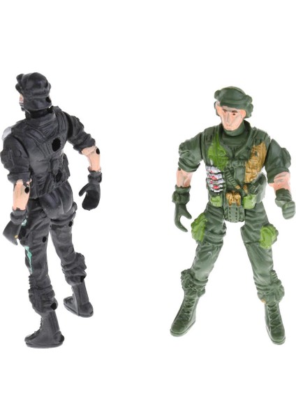 Paratroopers Aksiyon Figürleri Ordu Erkekler Asker Playset - 5 Adet (9 Cm) (Yurt Dışından)