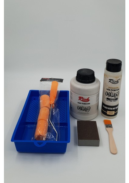 Chalked Mobilya Boyama Seti Paris Gri - Ultra Mat