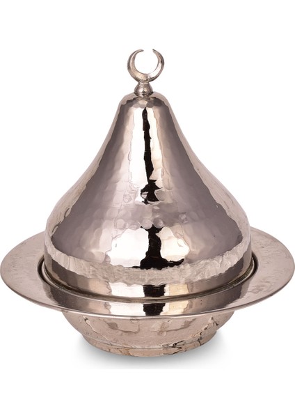 Turna Bakır Heybeli Şekerlik 16 Cm El Dövme Nikel Turna5806-2 fiyatları