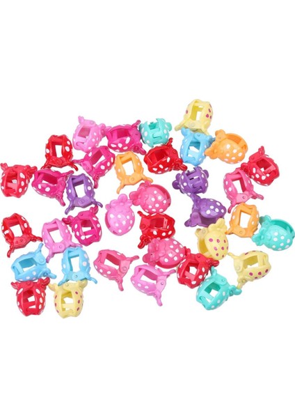 36X Sevimli Saç Klipleri Bebek Kız Mini Saç Pençe Klipler Meyve Hayvan Karikatür Firkete (Yurt Dışından)