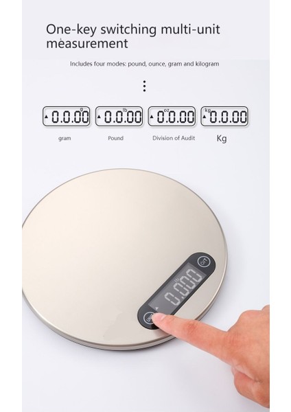 Elektronik Mutfak Terazisi Hassas Gıda Ölçeği (Yurt Dışından)