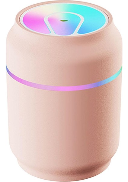 Gece Lambası ile 360 ​​ ml Mini Nemlendirici USB Mist Maker Araba Ev Hava Temizleyici Pembe (Yurt Dışından)