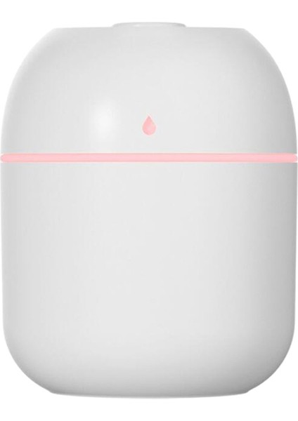 Aroma Uçucu Yağ Difüzör Nemlendirici LED Işık Sessiz Kokular Ev Beyaz (Yurt Dışından)