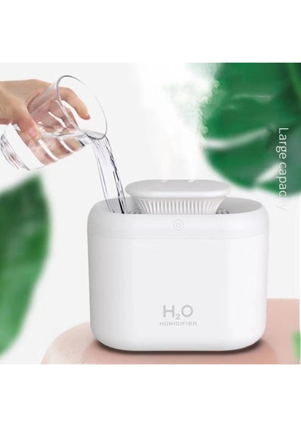 3.3l Aroma Uçucu Yağ Difüzör USB Hava Nemlendirici Serin Mist Maker Püskürtücü Beyaz (Yurt Dışından)