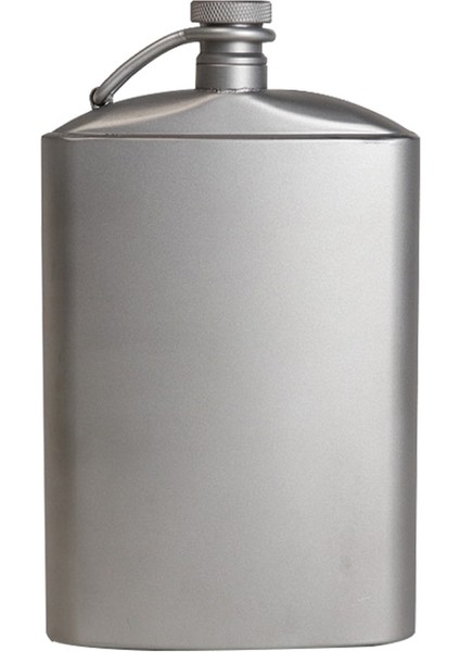 Titanyum Şişesi Şarap Kalça Flagon Vidalı Kapaklı Klip Ultralight Hidrasyon (Yurt Dışından)