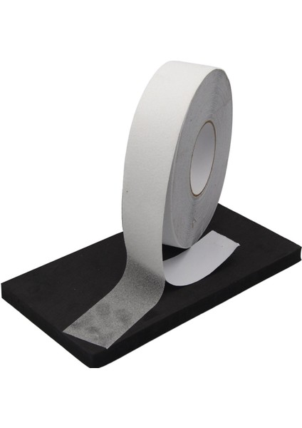 Şeffaf Kumlu Merdiven Kaydırmaz Bant 50MMX25MT