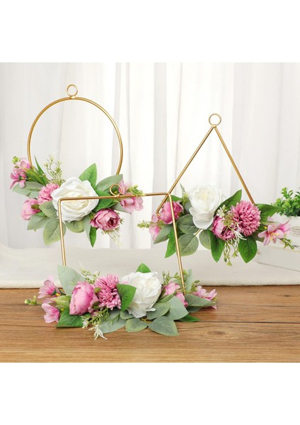 3 Adet Yapay Çiçek Evi Yükleme Hediyeler Ev Oturma Odası Yatak Odası Dekor Için Pembe modelleri