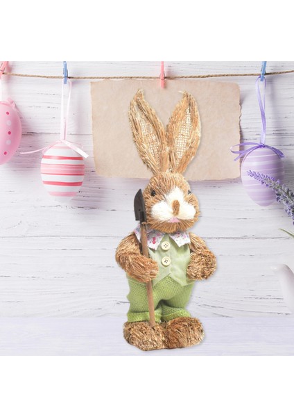 Bunny Heykeli Ayakta Düğün Tatil Heykel Çocuk Oyuncakları Ev Toorations D