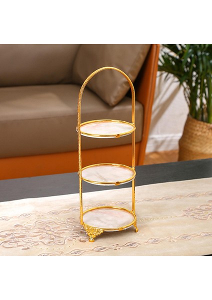 Lüks Cupcake Tutucu Dekor Ekran Raf Kek Olay Meyve Kupası Üç Tipi Disk Için Standı fiyatları