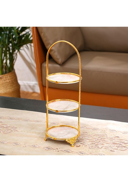 Lüks Cupcake Tutucu Dekor Ekran Raf Kek Olay Meyve Kupası Üç Tipi Disk Için Standı modelleri