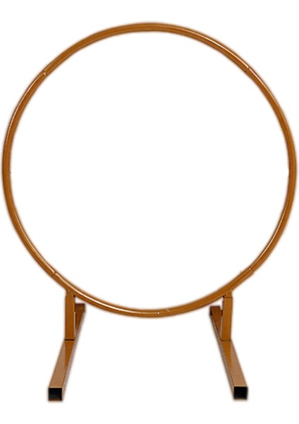 Düğün Kemer Çiçekler Raf Vines Dairesel Kemer Çiçek Çerçeve Çim 1,2m Altın Için Standı