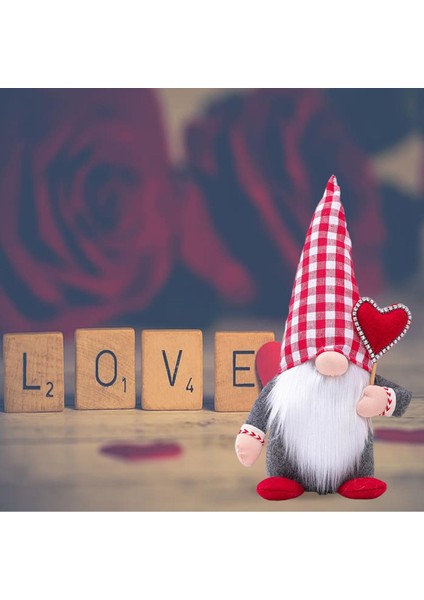 Peluş Sevgililer Günü Cüceler Süsler Sevgililer Günü Ev Dekor Hediyeler Erkek(Yurt Dışından)