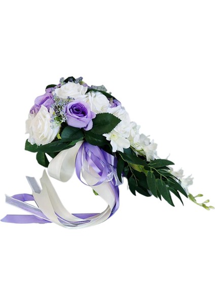 Düğün Romantik Buket Gelin Gelin Buketleri Nedime Buketi Yapay D