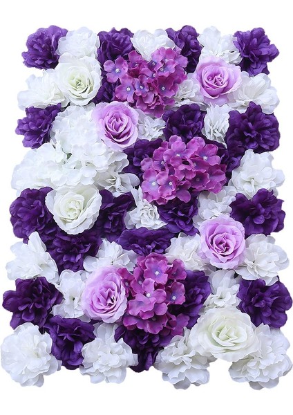 Duvar Asılı Çiçek Çiçek Panelleri Sahte Ipek Gül Çiçek Ev Süsler Için Mor(Yurt Dışından) modelleri