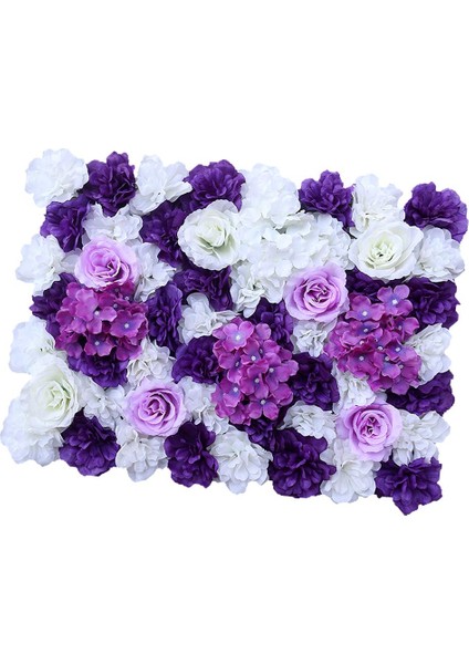 Duvar Asılı Çiçek Çiçek Panelleri Sahte Ipek Gül Çiçek Ev Süsler Için Mor(Yurt Dışından) indirimleri