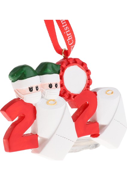 Dıy 2020 Noel Kolye Noel Ağacı Asılı Etiketler Karikatür Plak Işareti Dekorasyon Style6