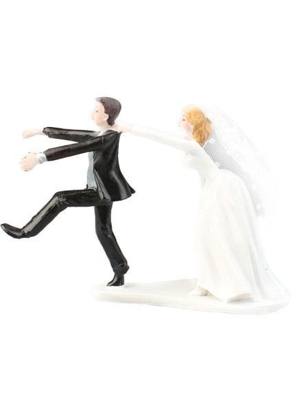 Komik Düğün Rahatlatıcı Damat Reçine Kek Topper Kek Standı Aksesuarları(Yurt Dışından) modelleri