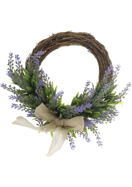 El Yapımı Lavanta Çiçek Çelenk Garland Ev Ofis Düğün Mekan Dekor