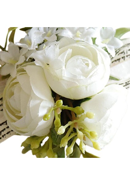 Bilek Korsaj Düğün Parti Supplie Buketleri Parti D El Için Yapay Korsanlar modelleri