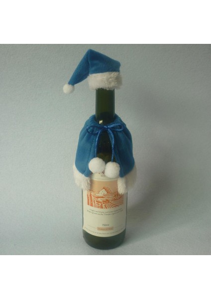 Merry Christmas Eşarp Şarap Şişesi Çanta Kapak Parti Masa Dekorasyon(Yurt Dışından)