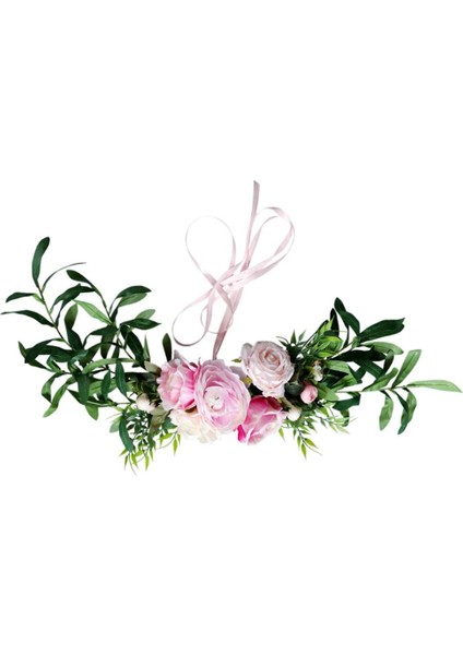 Klasik Yapay Ipek Çiçekler Ev Odası Bahçe Lintel Parti Dekor Için Pembe fırsatları