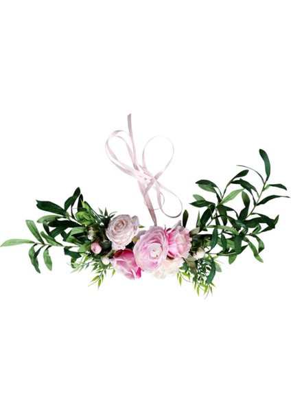 Klasik Yapay Ipek Çiçekler Ev Odası Bahçe Lintel Parti Dekor Için Pembe indirimleri