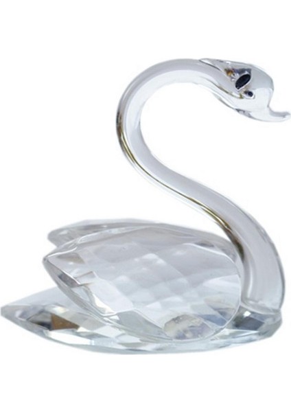 Romantik Temizle Kristal Rhinestone Kuğu Ambalaj Kutusu Düğün Parti Favorisinde modelleri