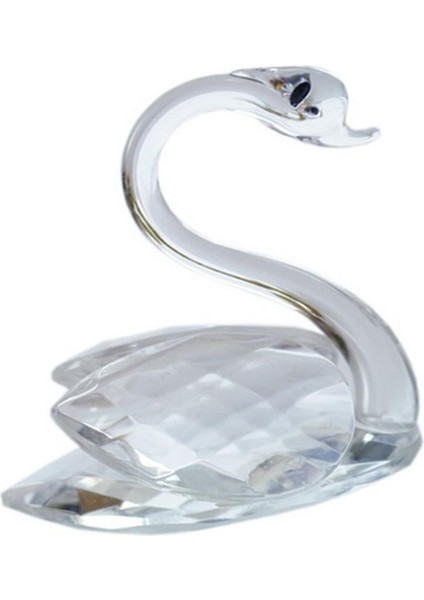 Romantik Temizle Kristal Rhinestone Kuğu Ambalaj Kutusu Düğün Parti Favorisinde indirimleri