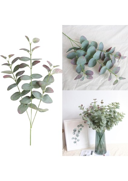 Yapay Sahte Ipek Yaprak Okaliptüs Yeşillik Bitkiler Düğün Ev Dekorasyonu(Yurt Dışından) modelleri
