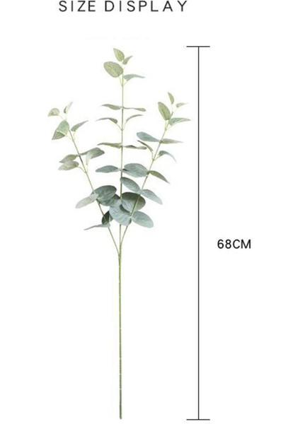 Yapay Sahte Ipek Yaprak Okaliptüs Yeşillik Bitkiler Düğün Ev Dekorasyonu(Yurt Dışından) indirimleri