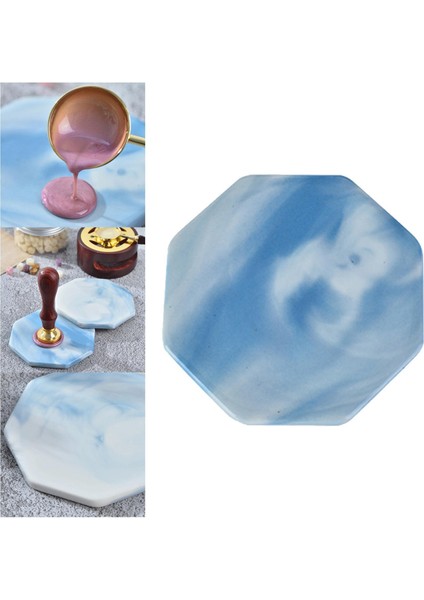 Vintage Balmumu Mühür Demoulding Pad Coasters Mat Seramik Düğün Kartpostal Tarzı 2 fırsatları