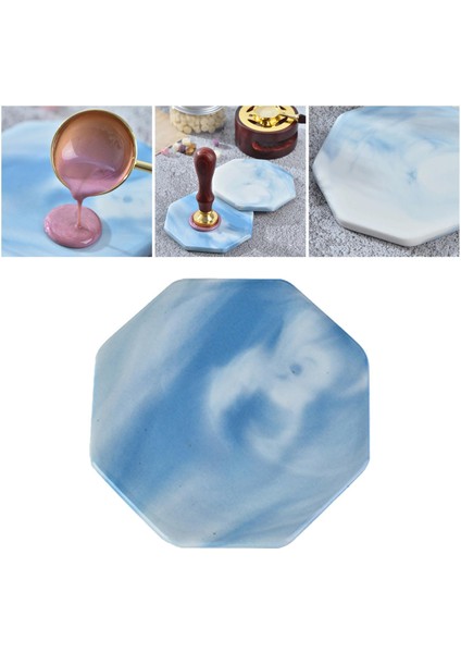 Vintage Balmumu Mühür Demoulding Pad Coasters Mat Seramik Düğün Kartpostal Tarzı 2 indirimleri