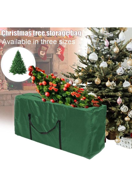 Ağır Noel Ağacı Saklama Çantası Gözyaşı Geçirmez Duffle Çanta Su Geçirmez Yeşil 173X76X51 cm modelleri