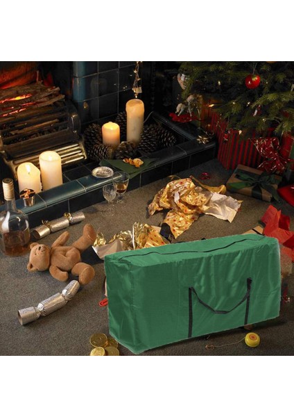 Ağır Noel Ağacı Saklama Çantası Gözyaşı Geçirmez Duffle Çanta Su Geçirmez Yeşil 173X76X51 cm indirimleri