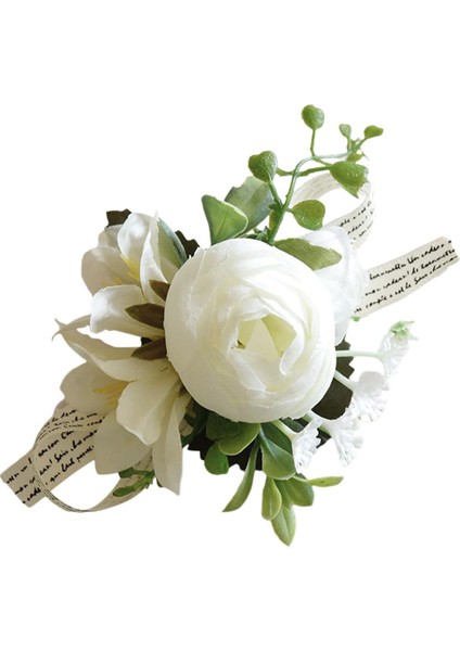 Bilek Korsaj Düğün Parti Supplie Buketleri Suni Korsanlar Parti Bir El Için