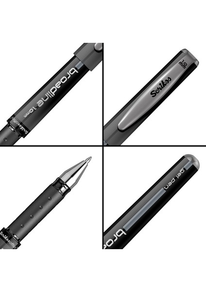 Roller Kalem - Broadlıne - 1.0 mm - Siyah