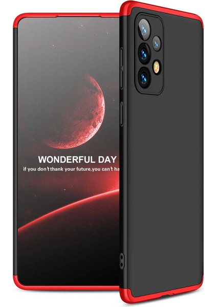 Samsung Galaxy A53 5g ile Uyumlu Kılıf 3 Parçalı Tam Koruma Dayanıklı Soft Ince Kılıf