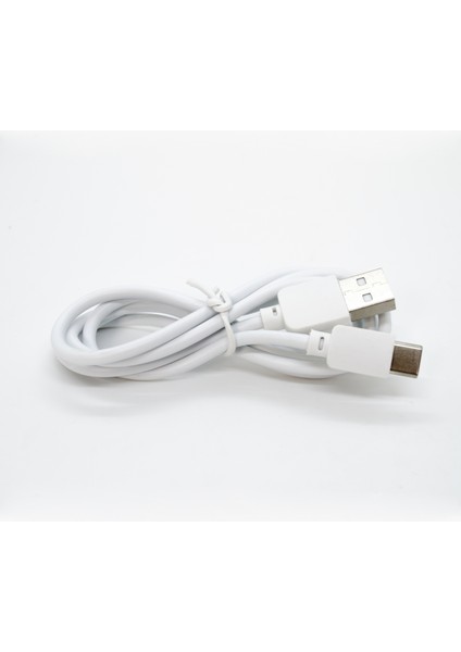 Type-C Data ve Şarj Kablo 2.4A 1m Beyaz ( Fmtdtbyz)