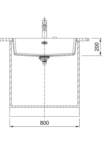 Mrg 210/110-72 Tezgah Altı/sıfır Oyster Granit Maris Eviye fiyatları