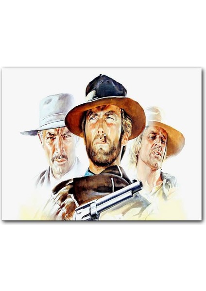 Cakatablo Sinema Afişi 1965 Adam Film Clint Eastwood